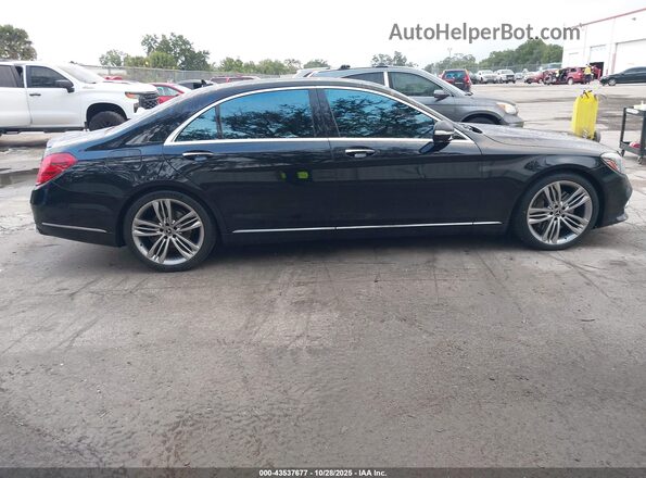 WDDUG8DB3JA371856 2018 MERCEDES-BENZ S-CLASS Black Widok wnętrza z tyłu