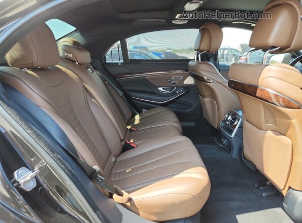 WDDUG8DB3JA409280 2018 MERCEDES-BENZ S Black Vista de los asientos traseros