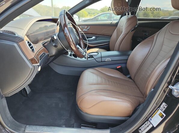WDDUG8DB3JA409280 2018 MERCEDES-BENZ S Black Vista interior delantera