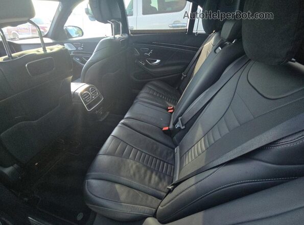 WDDUG8DB4KA489884 2019 MERCEDES-BENZ S-CLASS Черный Вид сзади