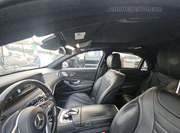 WDDUG8DB4KA489884 2019 MERCEDES-BENZ S-CLASS Черный Панорамный вид салона 360°
