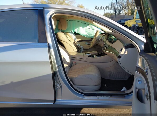 WDDUG8DB5JA380963 2018 MERCEDES-BENZ S-CLASS Silver წინა სალონის ხედი