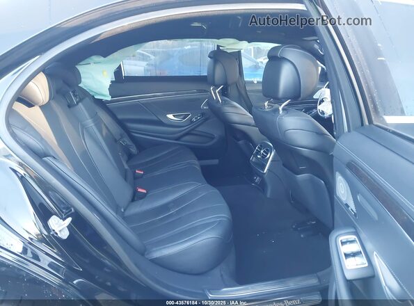 WDDUG8FB5HA324898 2017 MERCEDES-BENZ S-CLASS Black Vista de la etiqueta del VIN
