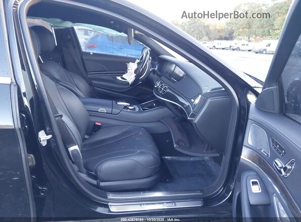 WDDUG8FB5HA324898 2017 MERCEDES-BENZ S-CLASS Black Vista interior delantera
