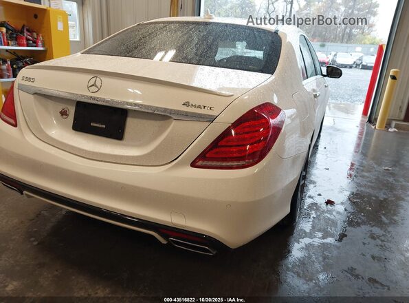WDDUG8FB6GA243780 2016 MERCEDES-BENZ S-CLASS White Trasero derecho