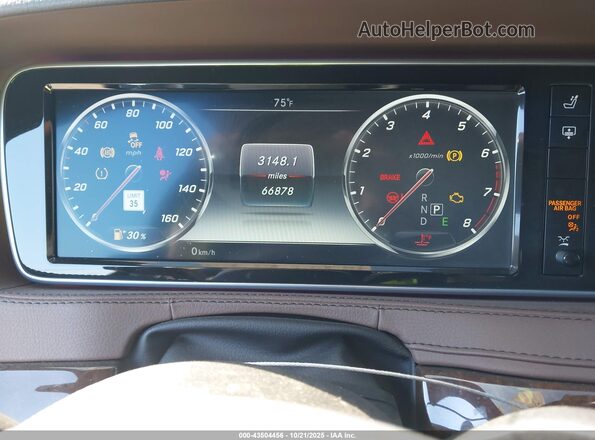WDDUG8FB8HA419763 2017 MERCEDES-BENZ S-CLASS Black Widok tylnych siedzeń