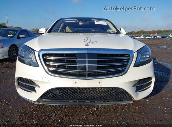 WDDUG8GB7KA475487 2019 MERCEDES-BENZ S-CLASS White 