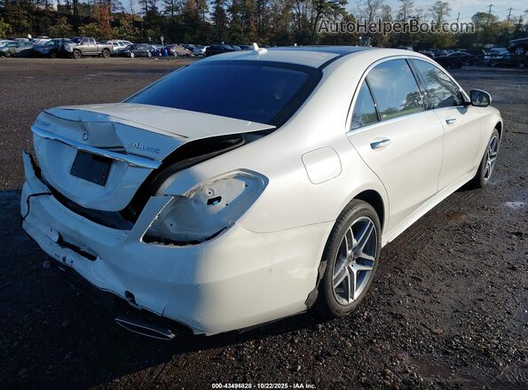 WDDUG8GB7KA475487 2019 MERCEDES-BENZ S-CLASS White 