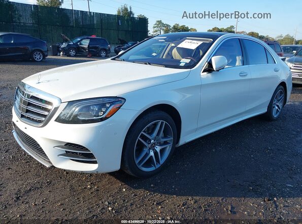 WDDUG8GB7KA475487 2019 MERCEDES-BENZ S-CLASS White 