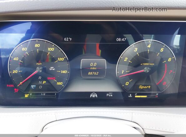 WDDUG8GB7KA475487 2019 MERCEDES-BENZ S-CLASS White 