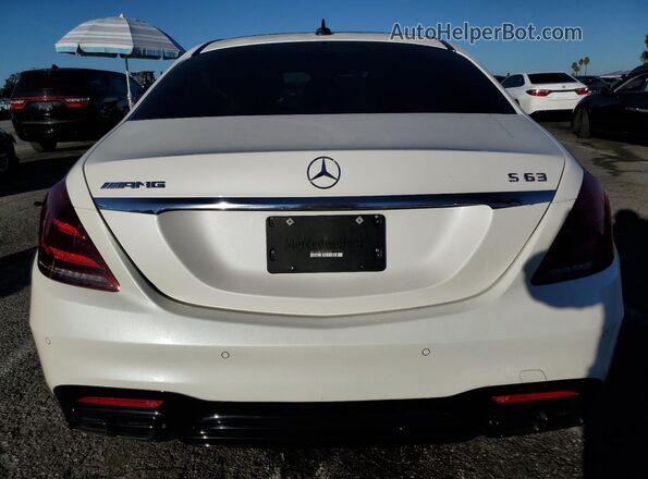 WDDUG8JB2KA489435 2019 MERCEDES-BENZ S White უკანა ხედი