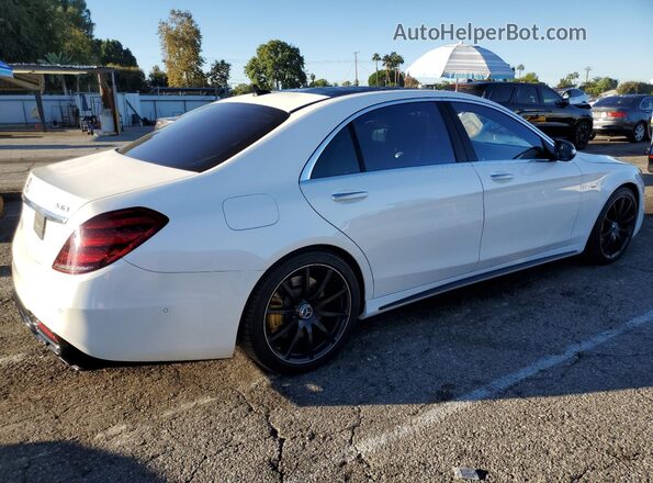 WDDUG8JB2KA489435 2019 MERCEDES-BENZ S White უკანა მარჯვენა