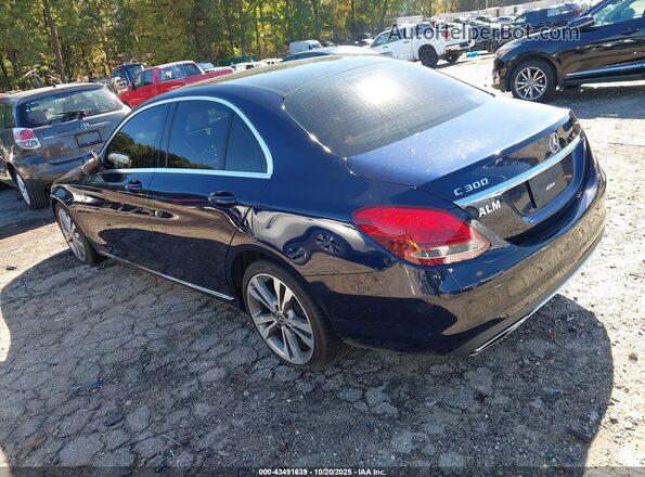 WDDWF4JB4JR398803 2018 MERCEDES-BENZ C-CLASS Dark Blue 