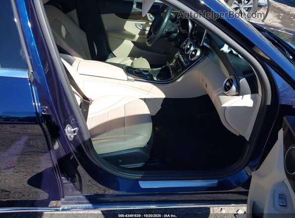 WDDWF4JB4JR398803 2018 MERCEDES-BENZ C-CLASS Dark Blue 