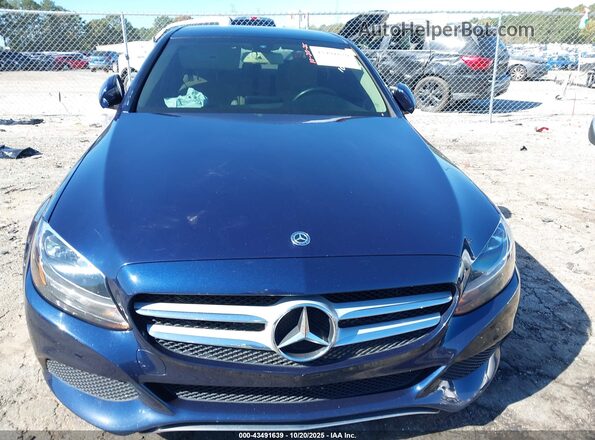 WDDWF4JB4JR398803 2018 MERCEDES-BENZ C-CLASS Dark Blue 