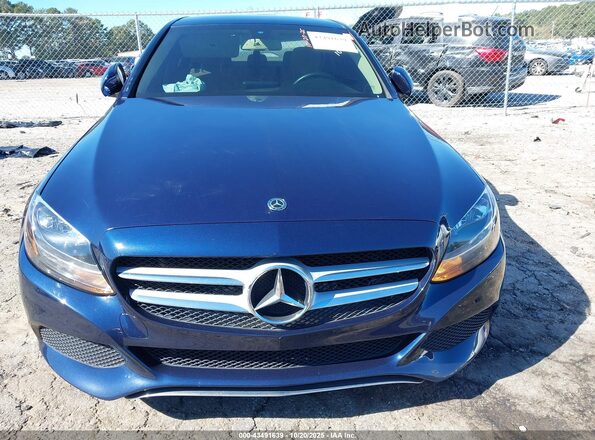 WDDWF4JB4JR398803 2018 MERCEDES-BENZ C-CLASS Dark Blue 