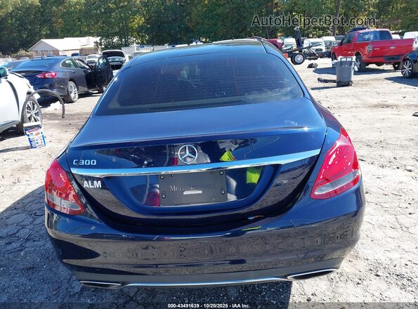 WDDWF4JB4JR398803 2018 MERCEDES-BENZ C-CLASS Dark Blue 