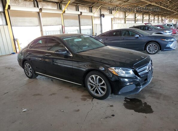 WDDWF4JB7JR395975 2018 MERCEDES-BENZ C-CLASS Black 
