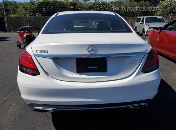 WDDWF8DB1LR534648 2020 MERCEDES-BENZ C White უკანა ხედი