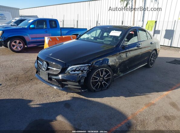 WDDWF8DB2LR530110 2020 MERCEDES-BENZ C-CLASS Black Передня ліва чверть