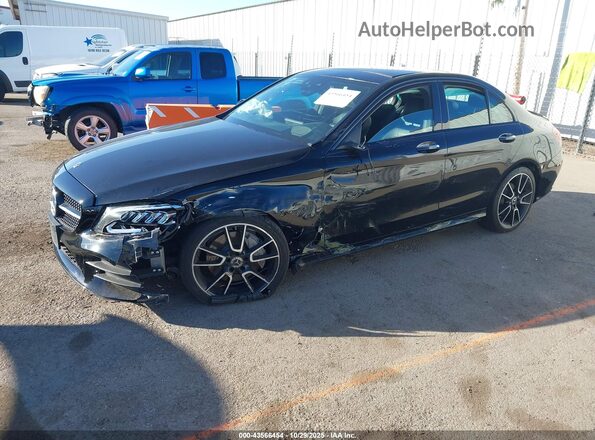 WDDWF8DB2LR530110 2020 MERCEDES-BENZ C-CLASS Black Вид спереду