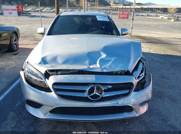 WDDWF8DB2LR537980 2020 MERCEDES-BENZ C-CLASS Silver წინა პანელის ხედი