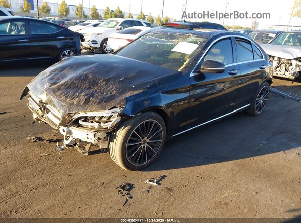 WDDWF8DB3LR537731 2020 MERCEDES-BENZ C-CLASS Черный Передняя левая четверть