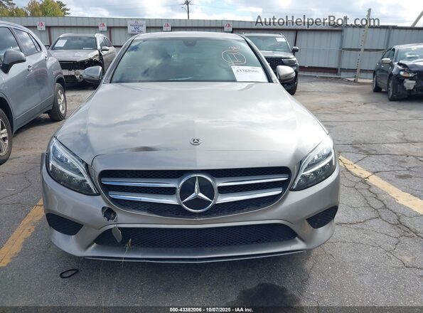 WDDWF8DB9LR558681 2020 MERCEDES-BENZ C-CLASS Tan ხელსაწყოთა პანელის ხედი