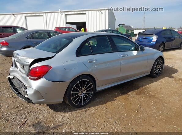 WDDWF8EB8LR525928 2020 MERCEDES-BENZ C-CLASS Silver უკანა მარჯვენა