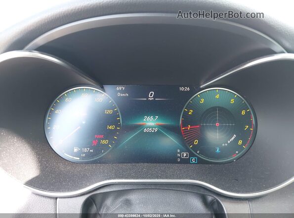WDDWF8EB8LR525928 2020 MERCEDES-BENZ C-CLASS Silver უკანა სავარძლების ხედი
