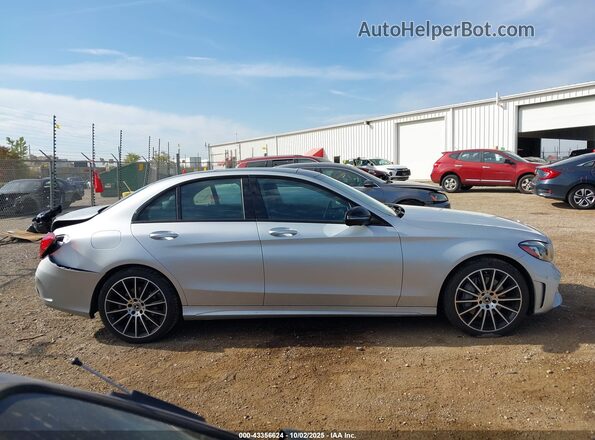 WDDWF8EB8LR525928 2020 MERCEDES-BENZ C-CLASS Silver უკანა სალონის ხედი