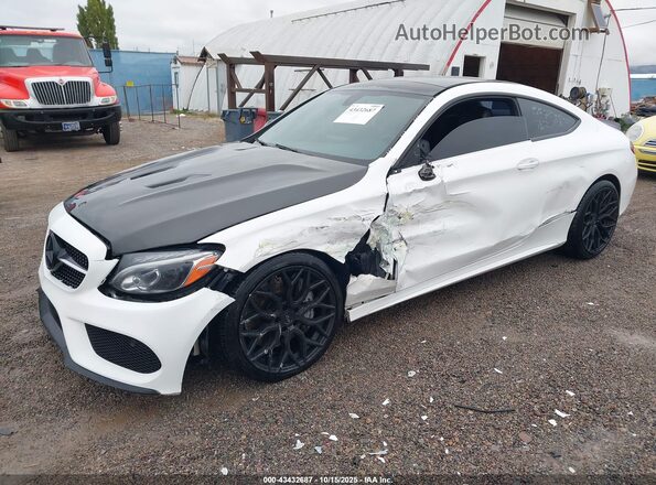 WDDWJ6EB0HF489096 2017 MERCEDES-BENZ AMG C 43 Белый Передняя левая четверть