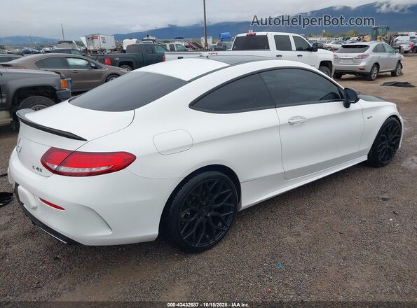 WDDWJ6EB0HF489096 2017 MERCEDES-BENZ AMG C 43 Белый Задняя правая четверть
