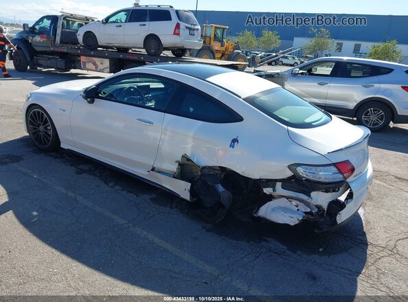 WDDWJ6EB5JF755332 2018 MERCEDES-BENZ AMG C 43 White Tył lewy