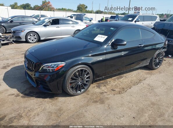 WDDWJ6EB5KF848773 2019 MERCEDES-BENZ AMG C 43 Black Առջևի ձախ երեք քառորդ տեսարան