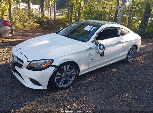 WDDWJ8EB0LF952004 2020 MERCEDES-BENZ C-CLASS Белый Передняя левая четверть