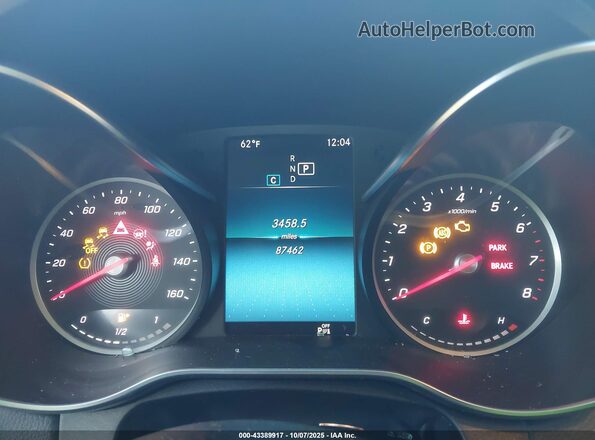 WDDWJ8EB0LF952004 2020 MERCEDES-BENZ C-CLASS Белый Вид задних сидений