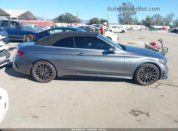 WDDWK6EB7KF826495 2019 MERCEDES-BENZ AMG C 43 Gray Vista interior de 360 grados