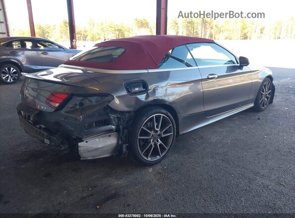 WDDWK6EB9HF590165 2017 MERCEDES-BENZ AMG C 43 Gray Trasero derecho