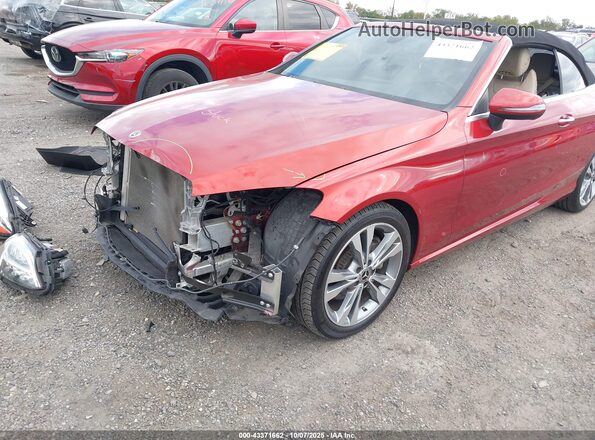 WDDWK8EB4KF928834 2019 MERCEDES-BENZ C-CLASS Красный Вид спереди