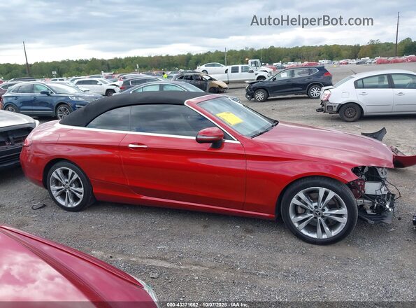 WDDWK8EB4KF928834 2019 MERCEDES-BENZ C-CLASS Красный Вид задней части салона
