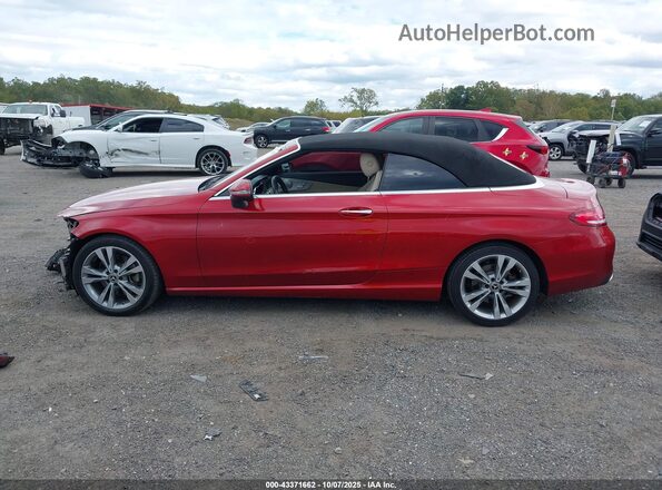 WDDWK8EB4KF928834 2019 MERCEDES-BENZ C-CLASS Красный Панорамный вид салона 360°