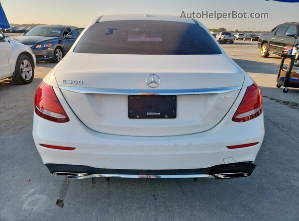 WDDZF4JB5KA554697 2019 MERCEDES-BENZ E Белый Вид сзади