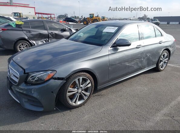 WDDZF4JB6JA316131 2018 MERCEDES-BENZ E-CLASS Gray Vista tres cuartos delantera izquierda