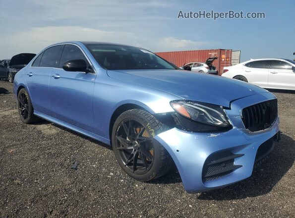 WDDZF4JB6JA360159 2018 MERCEDES-BENZ E Синий 