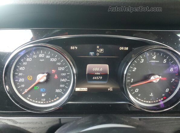 WDDZF4JB6JA360159 2018 MERCEDES-BENZ E Синий 
