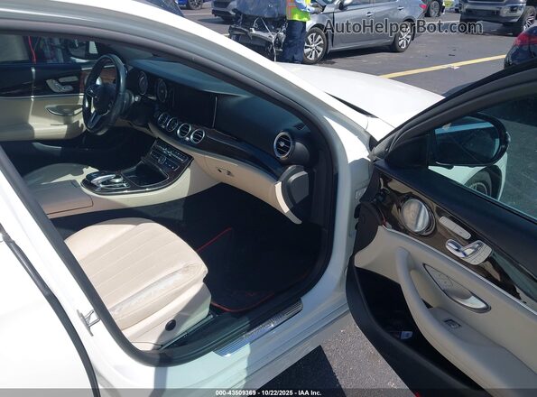 WDDZF4JB9KA509116 2019 MERCEDES-BENZ E-CLASS White წინა სალონის ხედი