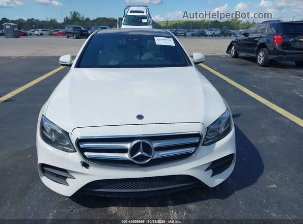 WDDZF4JB9KA509116 2019 MERCEDES-BENZ E-CLASS White ხელსაწყოთა პანელის ხედი
