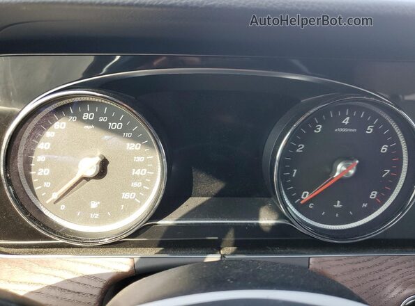 WDDZF4JBXHA136855 2017 MERCEDES-BENZ E Blue Instrument cluster view
