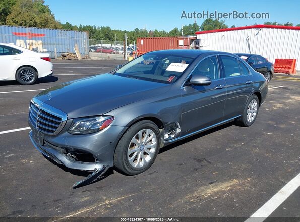WDDZF4KB6HA159581 2017 MERCEDES-BENZ E-CLASS Gray Vista tres cuartos delantera izquierda